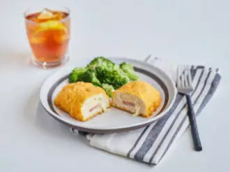 RESTOCKED: 7.5 lb Case Chicken Cordon Bleu, 5oz each (Back By Popular Demand)
