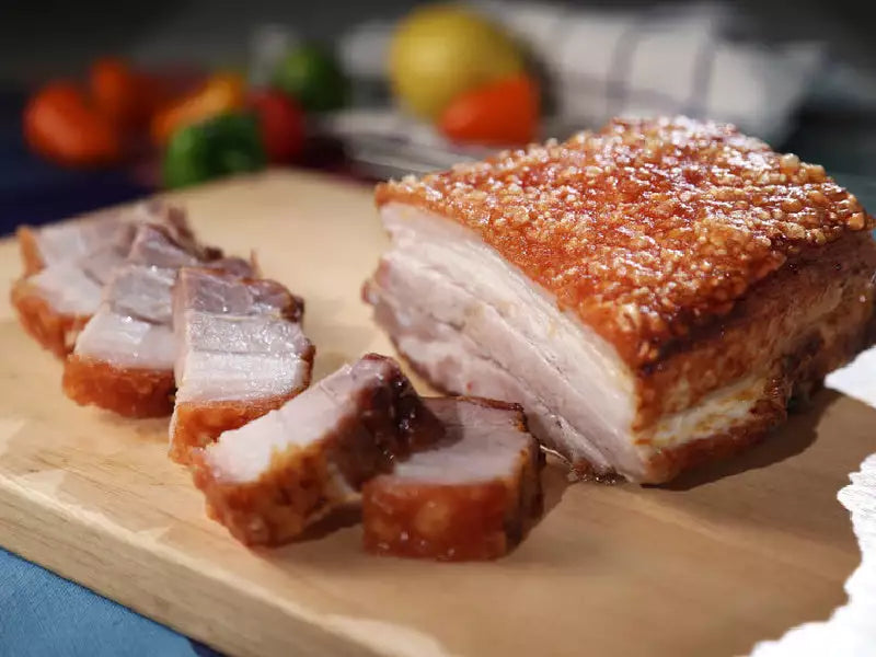 10-15 lb Natural Skin-On Pork Belly (3-4 lbs each)