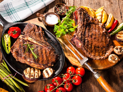 OVERSTOCK DEAL: 8-10lb Case of T-Bone Steaks (6-8 Steaks Per Case - Choose Weight)