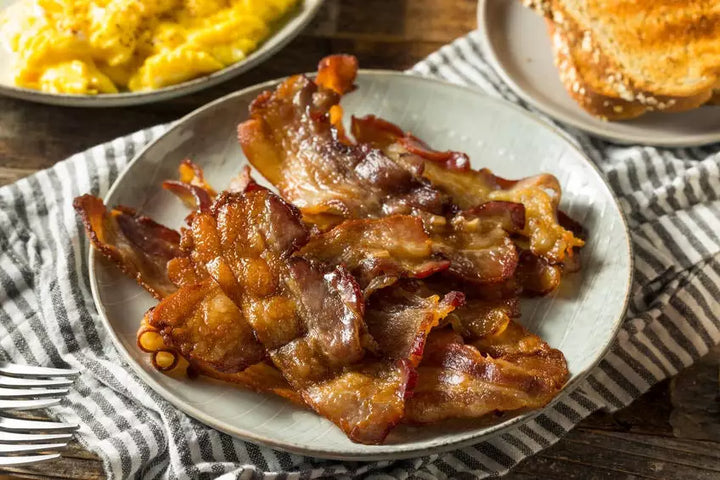 RESTOCKED and PRICE DROP: 15 lb Natural, Uncured Hickory Smoked Bacon, Minimally Processed