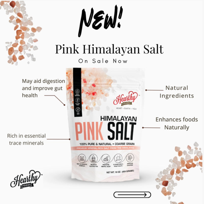 NEW: 3 - 1lb Coarse Grind Himalayan Pink Salt (3lbs total)