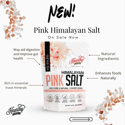 NEW: 3 - 1lb Coarse Grind Himalayan Pink Salt (3lbs total)