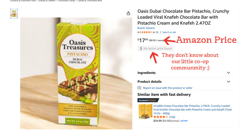 Limited Time: Dubai Chocolate Bars 5-Pack - Viral Craze Pistachio Chocolate
