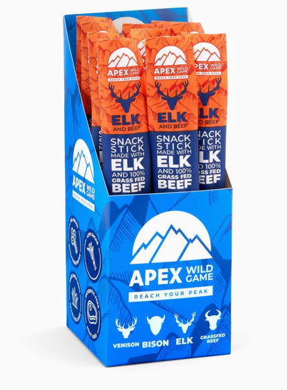 Limited Time: 12ct. Pack Grassfed Beef Sticks (4 Varieties: Beef, Bison, Elk and Venison)