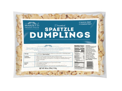 NEW: 12 lb Case German Spaetzle Dumplings (Pre-cooked and Frozen)