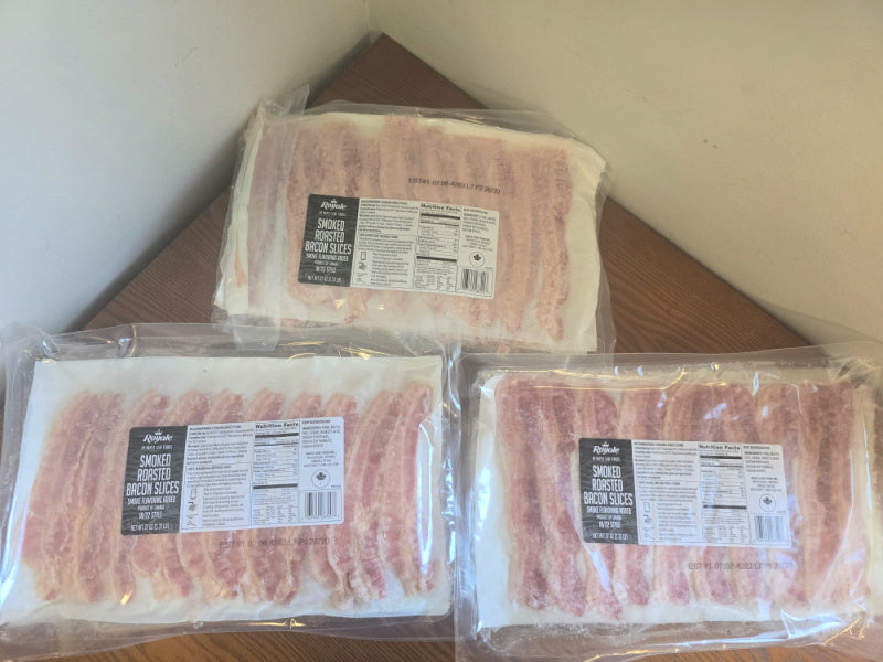 OVERSTOCK DEAL: 300 Slices Pre-Cooked Bacon (Equal to 20lb Fresh Case)