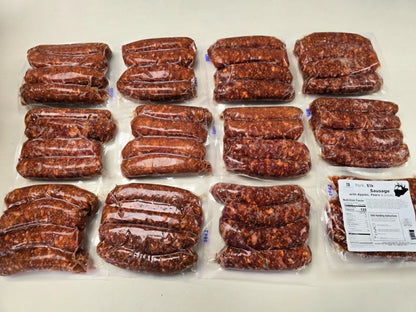 NEW: 9 lb Case Broadleaf Elk Sausage with Apple Pear Wine and Potatoes