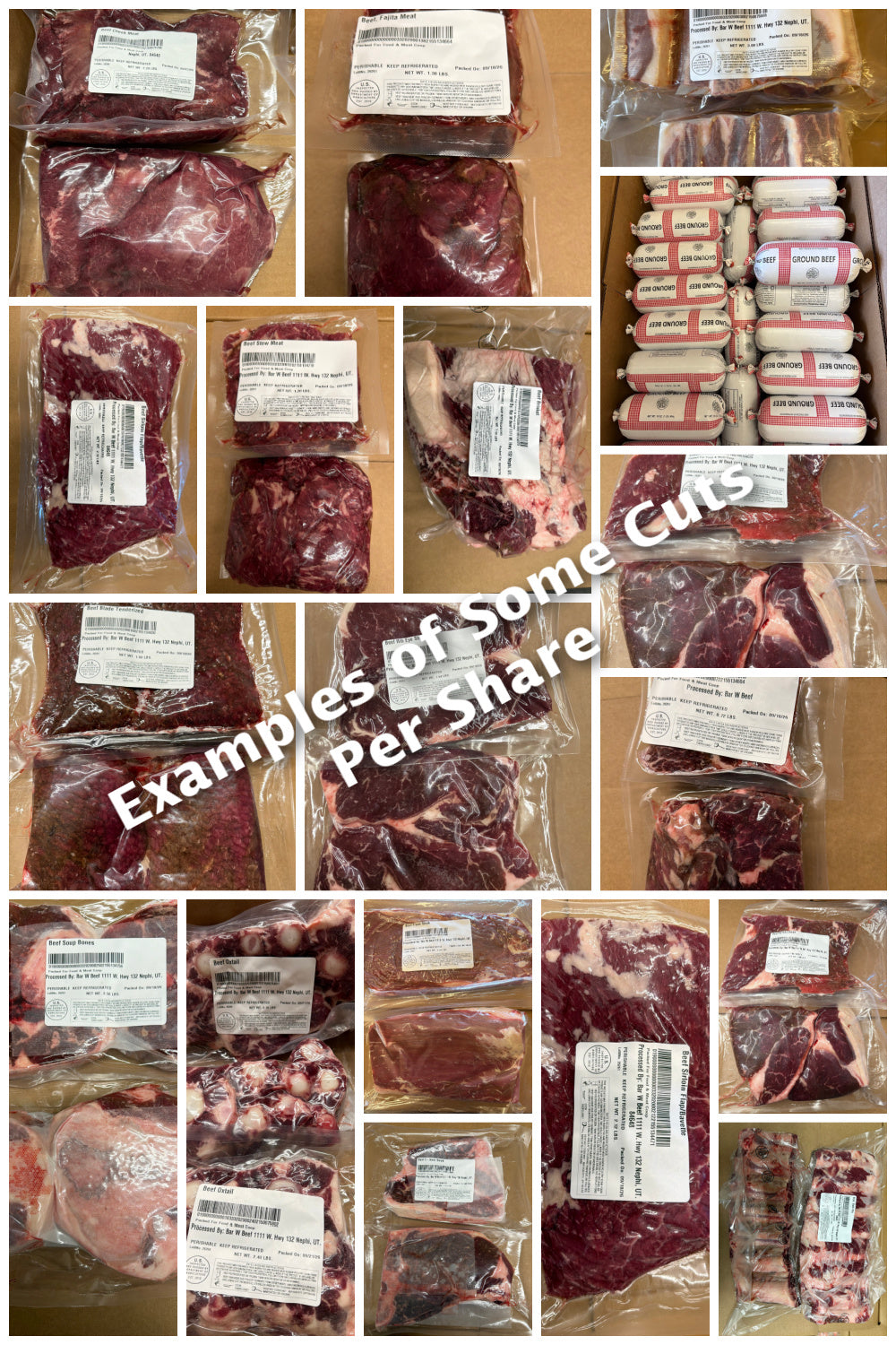 Locally Raised Beef from Bar W Beef: Full, 1/2, 1/4th, 1/8th or 1/16th Pasture-raised/Grain Finished Beef Shares As Low As $9.92lb finished (all fees included!)