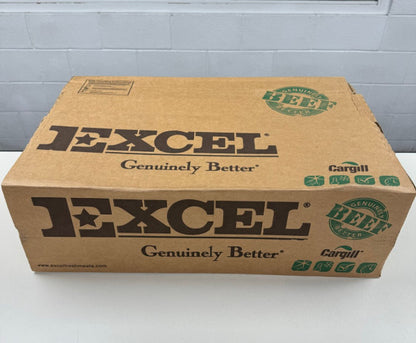 OVERSTOCK: Excel Extra Lean Natural Ground Beef 92/8 (30ish lbs in 5 - 5ish lb Chubs Frozen)