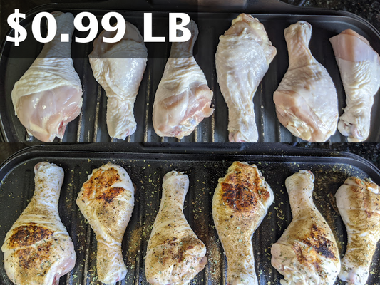 40 lb. case - Natural Chicken Drumsticks