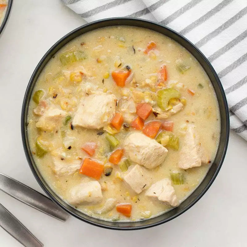 Freeze Dried Cooked White Chicken from Emergency Essentials with 25-Year Shelf Life