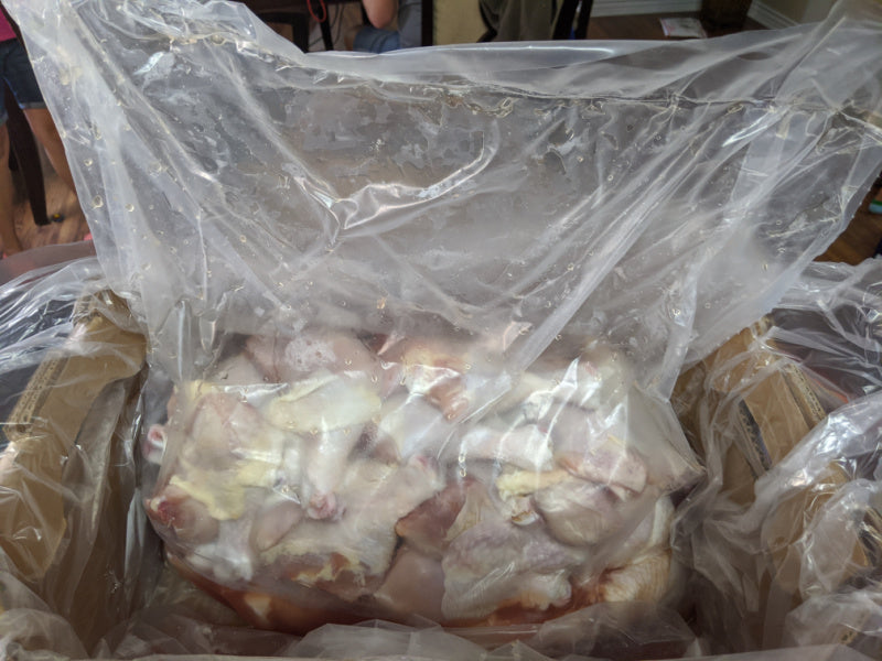 OVERSTOCK DEAL: Frozen 40 lb. case - Natural Chicken Drumsticks, Natural Jumbo