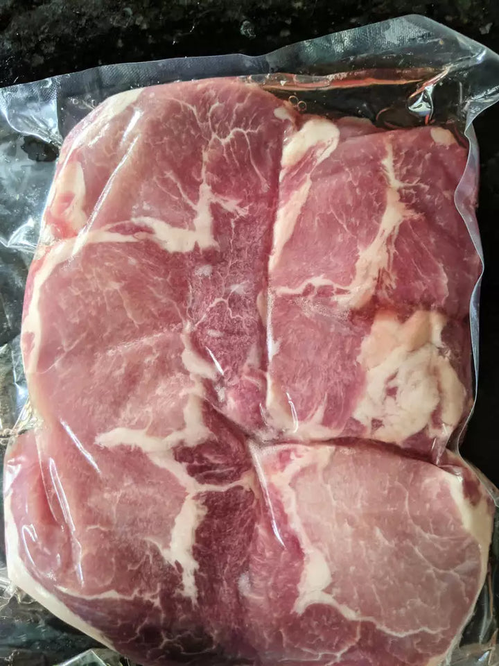 RESTOCKED: 12 lb Case Natural Boneless Center Cut Pork Chops