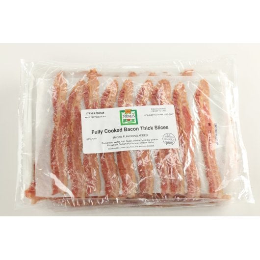 Summer Clearance: 300 Slice Ct. Fully Pre-Cooked Thick Sliced Bacon