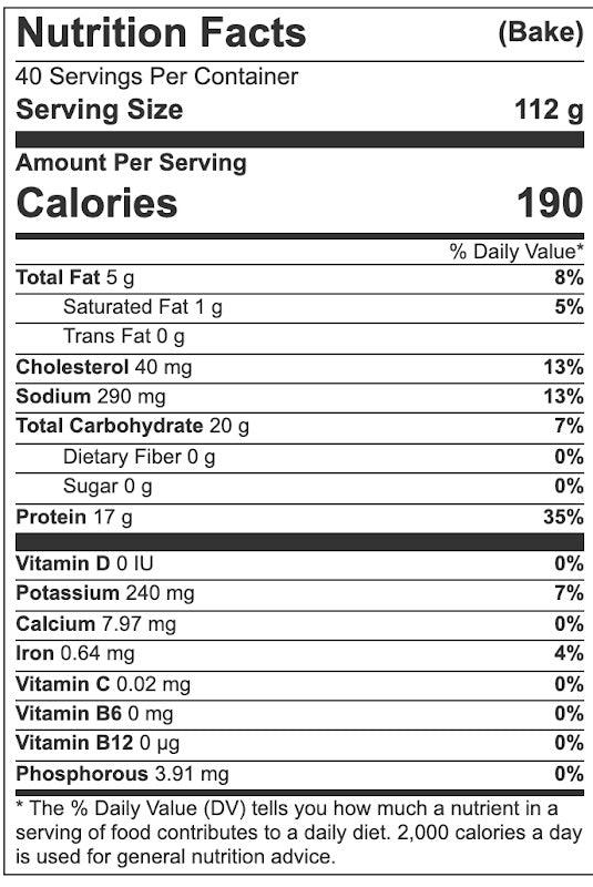 Nutrition facts