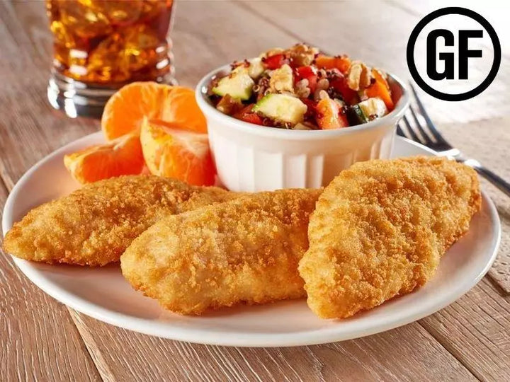 RESTOCKED: 10 lb Case Gluten Free Chicken Strips, No Antibiotics Ever