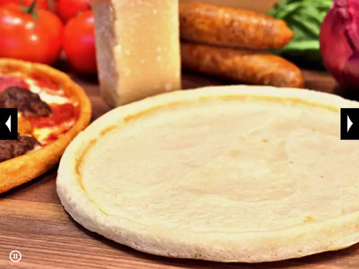 12 ct Case Gluten Free 10" Pizza Crust with Raised Edge