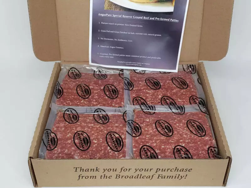 RESTOCKED: 10 lb Case Grass Fed Angus Beef, No Added Hormones, No Antibiotics