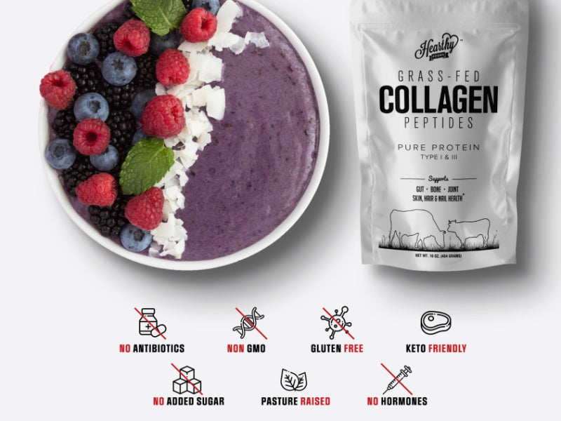 NEW: 4pk Collagen Grass-Fed Type I and Type III Peptides