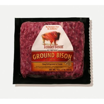 NEW: 12 lb Case Natural Ground Bison 90% Lean
