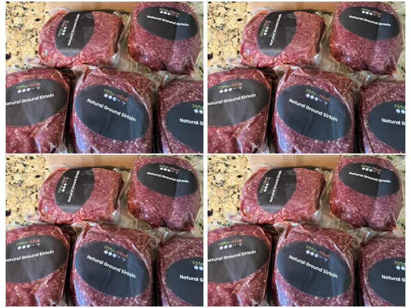 NEW SIZES: Natural Ground Sirloin, Choose Size (10, 20 or 40lb)