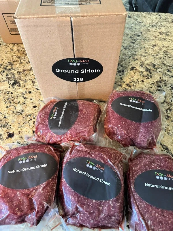PRICE DROP and RESTOCKED: Signature Natural Ground Sirloin, Choose Size (10, 20 or 40lb)