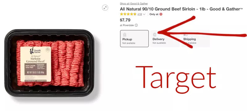 PRICE DROP and RESTOCKED: Signature Natural Ground Sirloin, Choose Size (10, 20 or 40lb)
