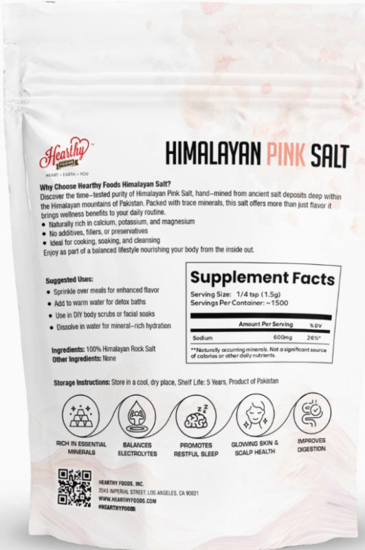 NEW: 3 - 1lb Coarse Grind Himalayan Pink Salt (3lbs total)