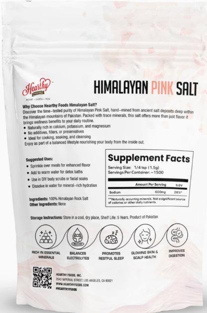NEW: 3 - 1lb Coarse Grind Himalayan Pink Salt (3lbs total)