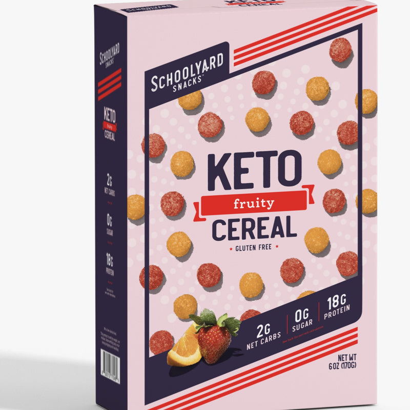 OVERSTOCK: 3-Box Pack Keto Fruity Cereal, 1g Net Carbs per serving