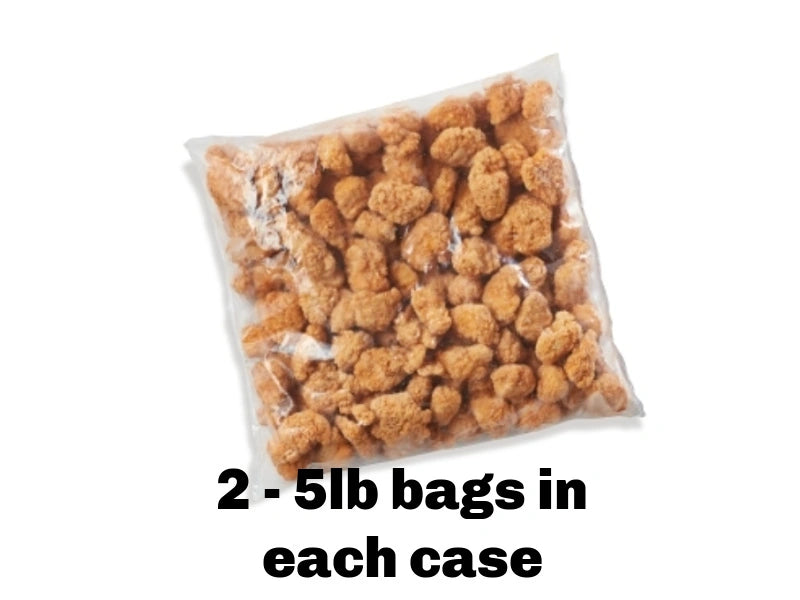 OVERSTOCK DEAL: 10 lb Case Kosmic Krunch Chicken Bites, Pre-cooked