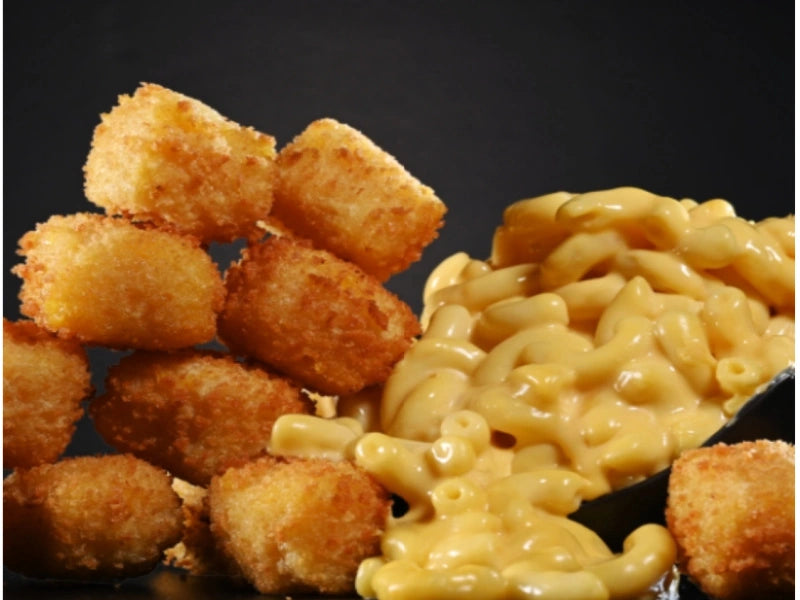 NEW: 10 lb Case Toasted Mac and Cheese Pop Bites