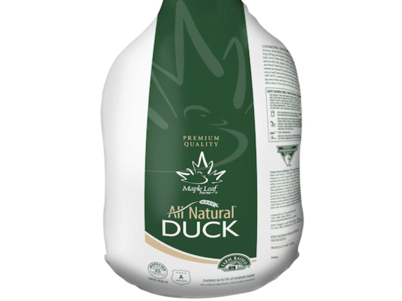 RESTOCKED: Case of 6 Natural Whole Duck - 4-4.25 Per Duck (About $5 per lb!)