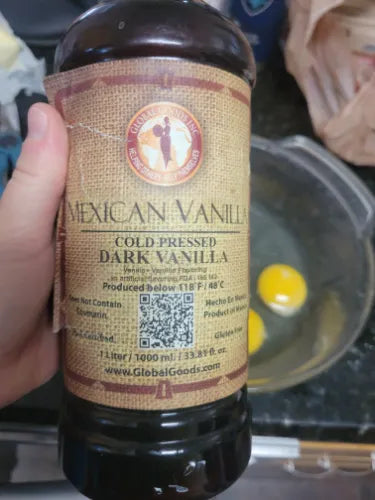 1 Liter (33.82 oz) PURE Mexican Vanilla, CLEAR