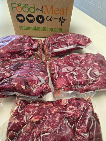 NEW: 10lb Case Natural Beef Stew Meat