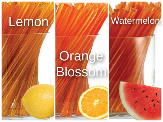 NEW: 50 Ct. Pack of Orange Blossom, Lemon or Watermelon Honey Straw Sticks (Choose Flavor) from Idaho