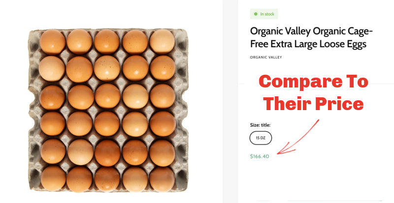 RESTOCKED: 15 Doz. Organic Free Range Large Brown Eggs,180 ct.  from Organic Valley