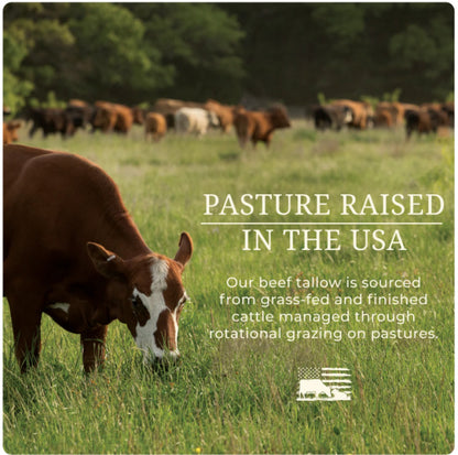 NEW: 8lb Pasture-Raised Beef Tallow Bucket For Cooking, Skincare
