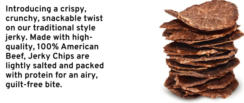 Limited Time: 8ct. Packs of Sugar-Free Beef Jerky Crisps (GF, Zero Carb)