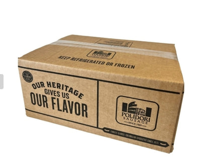 OVERSTOCK: 10lb Case of Polidori 2oz. Raw Sausage Links