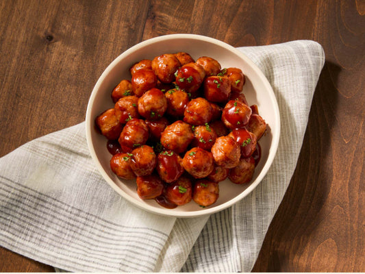 NEW: 10 lb Gluten-Free Pork and Bacon Meatballs, All Natural, No Additives, Pre-Cooked, Gluten-Free
