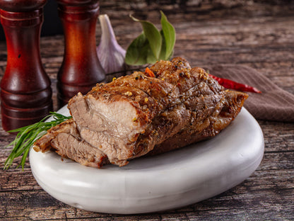 OVERSTOCK: Frozen 9-12 lb Boneless Pork Sirloin Roast Case (5 Roasts per bag - Choose Weight)