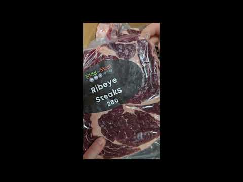 10LB Case of Natural Boneless Ribeye Steaks
