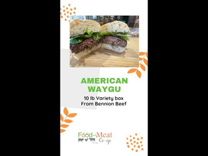 IT'S BACK: 10 lbs. Assorted Wagyu Mixed Box, Local, Pasture Raised - Bennion Beef, Vernon, UT