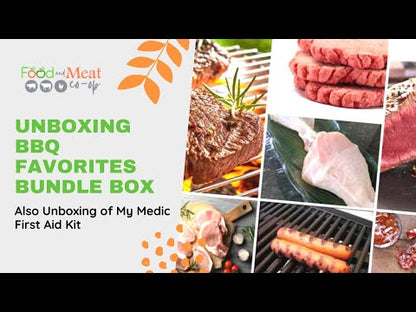 29lbs of BBQ Favorites Bundle: Steak, Pork, Chicken, Burgers, Hot Dogs