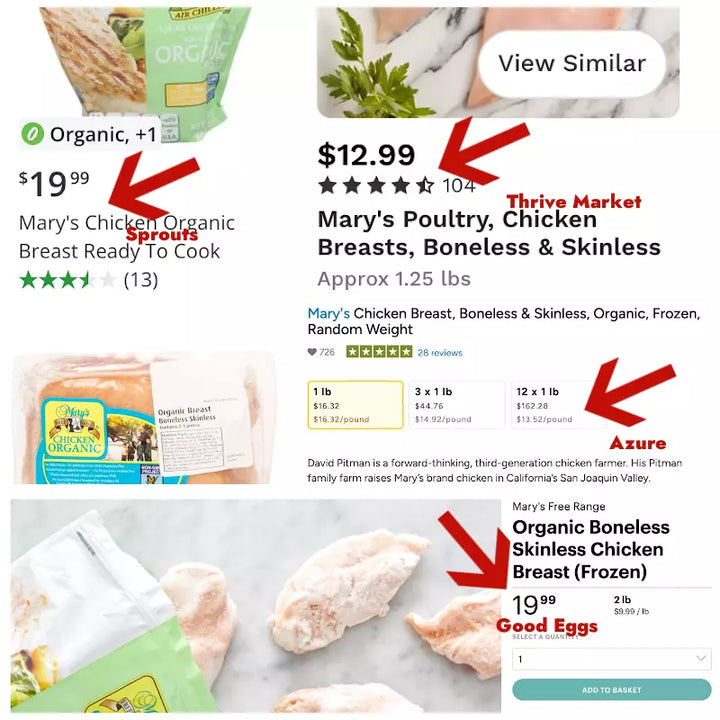RESTOCKED: 16lbs Organic, Air Chilled, Boneless, Skinless Chicken Breasts