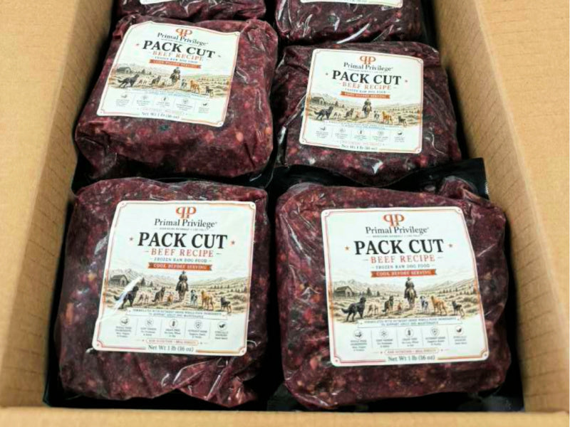 NEW: 16lb Case of Raw Dog Food