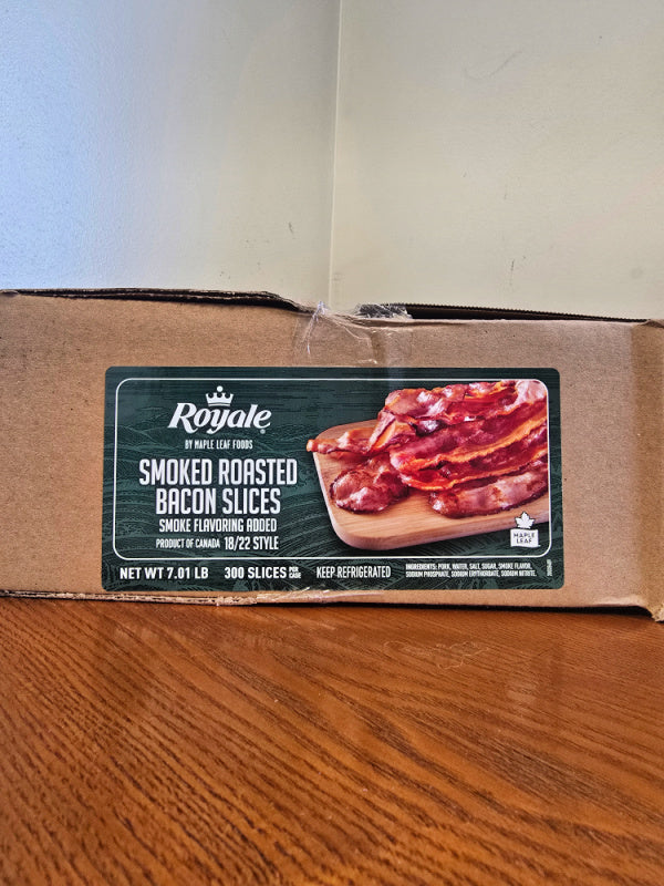 OVERSTOCK DEAL: 300 Slices Pre-Cooked Bacon (Equal to 20lb Fresh Case)