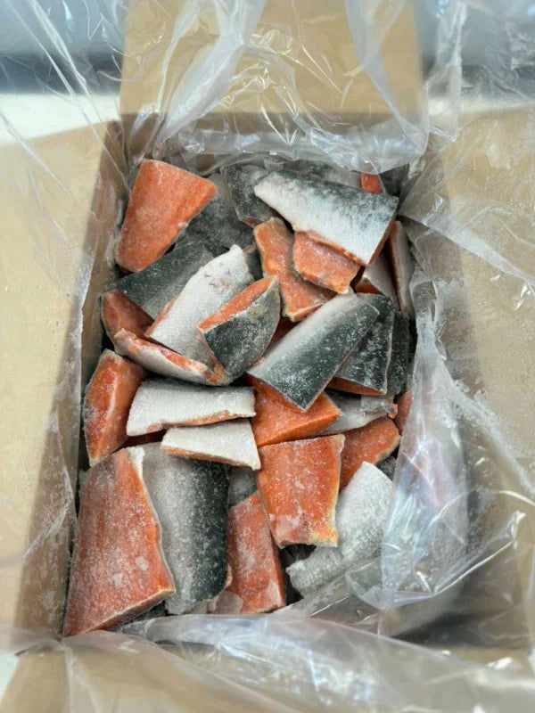 OVERSTOCK DEAL RESTOCKED: 10lb Case Wild Caught Sockeye Salmon Ends and Pieces, 1-3oz Filets