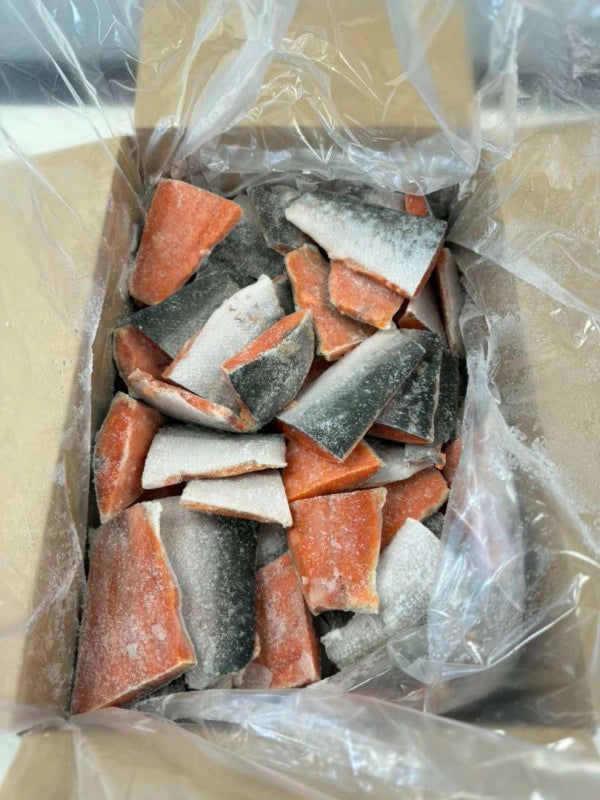 OVERSTOCK DEAL RESTOCKED: 10lb Case Wild Caught Sockeye Salmon Ends and Pieces, 1-3oz Filets